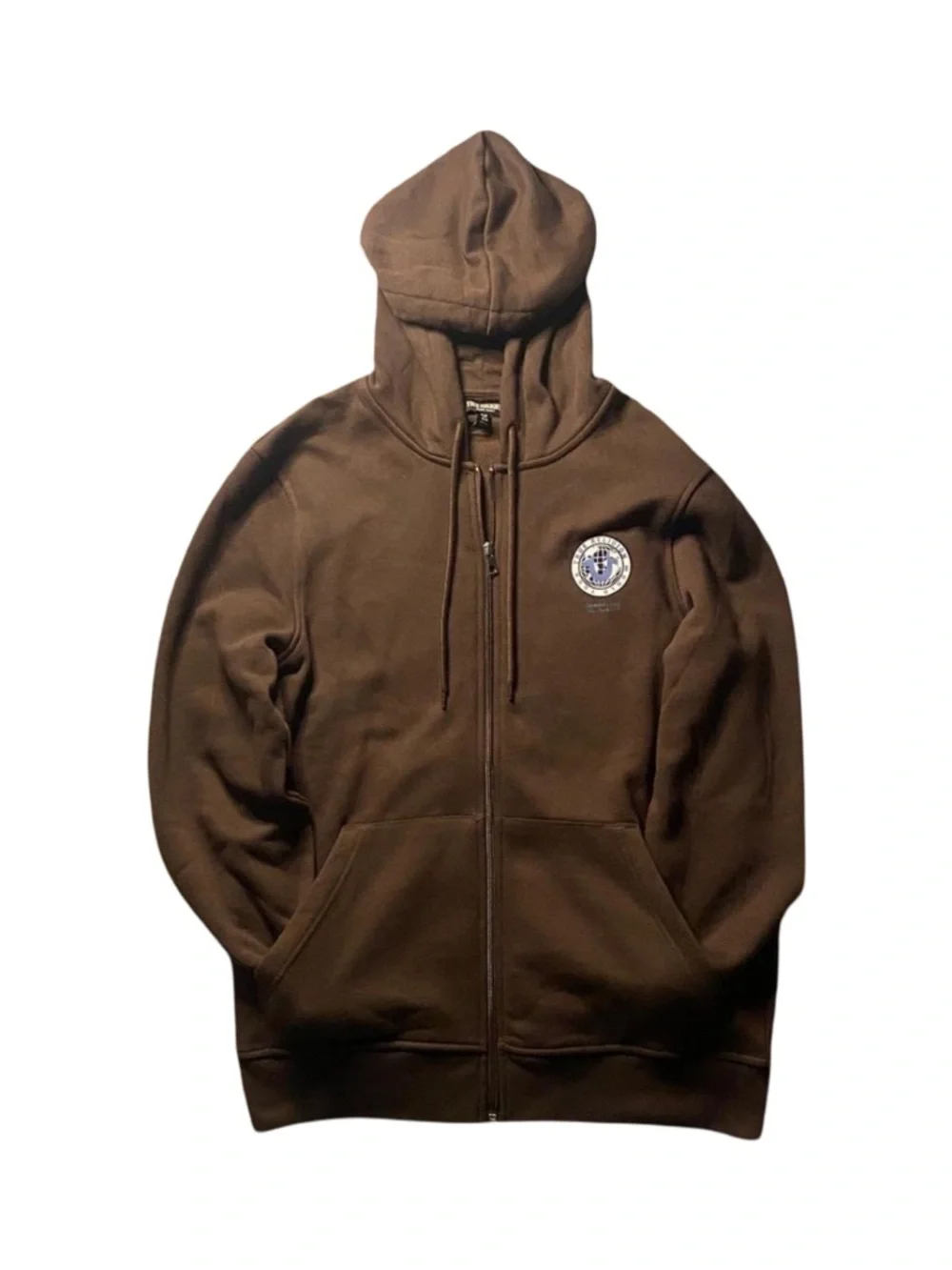 True Religion Men's Global Buddha Full Zip Graphic Hoodie Java NWT Size L